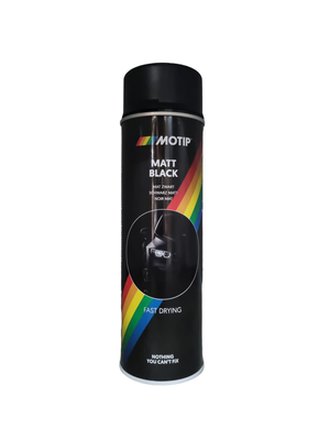 Motip Spuitlak Mat Zwart - 500 ml