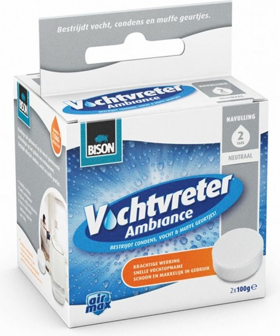 Bison Vochtvreter Ambiance Navulling - 2 x 100 gram afbeelding