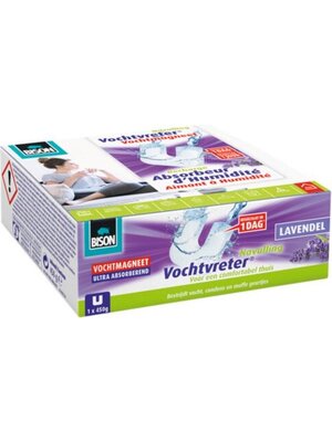 Bison Vochtvreter Magneet Lavendel - 450 gram