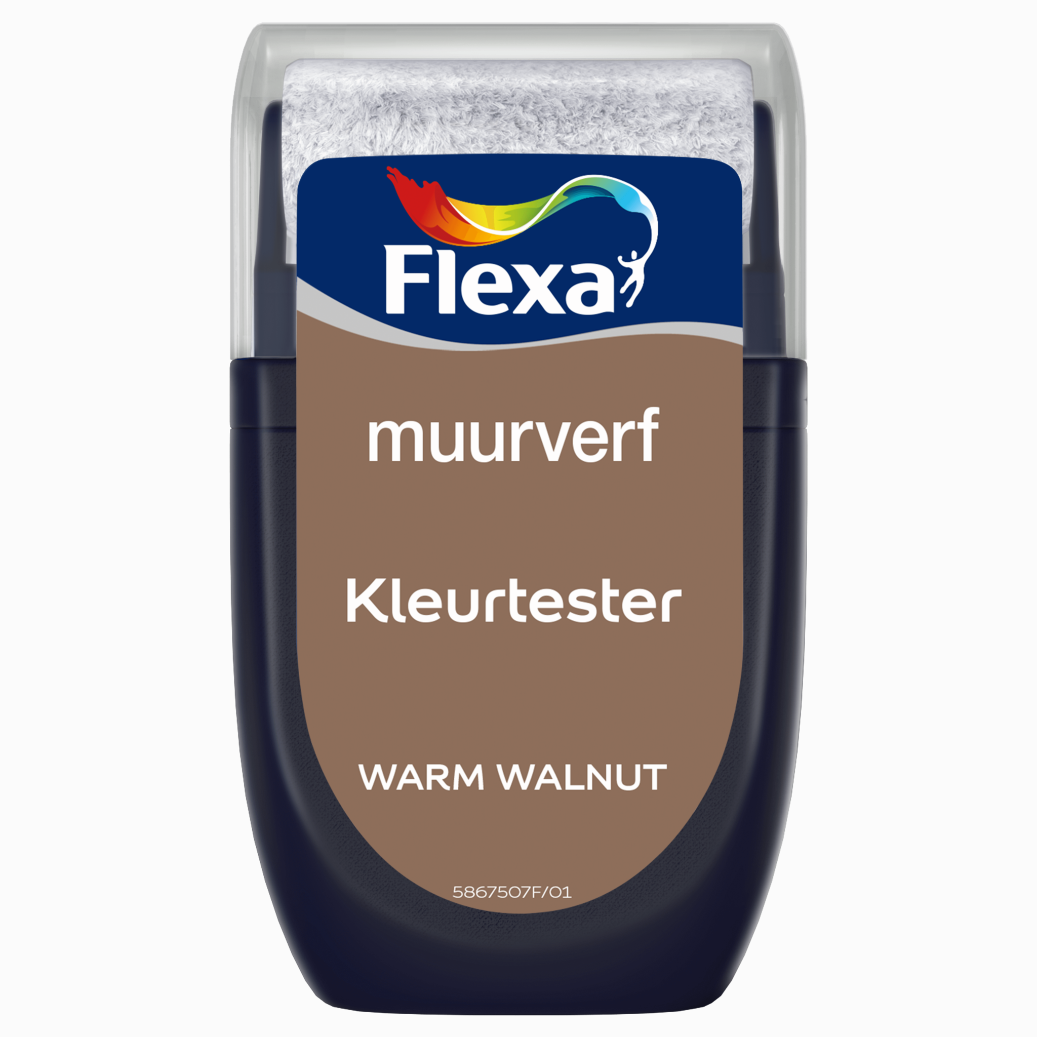 Flexa - Kleurtester Muurverf - Warm Walnut - Kleur van het Jaar 2025 - 30Ml