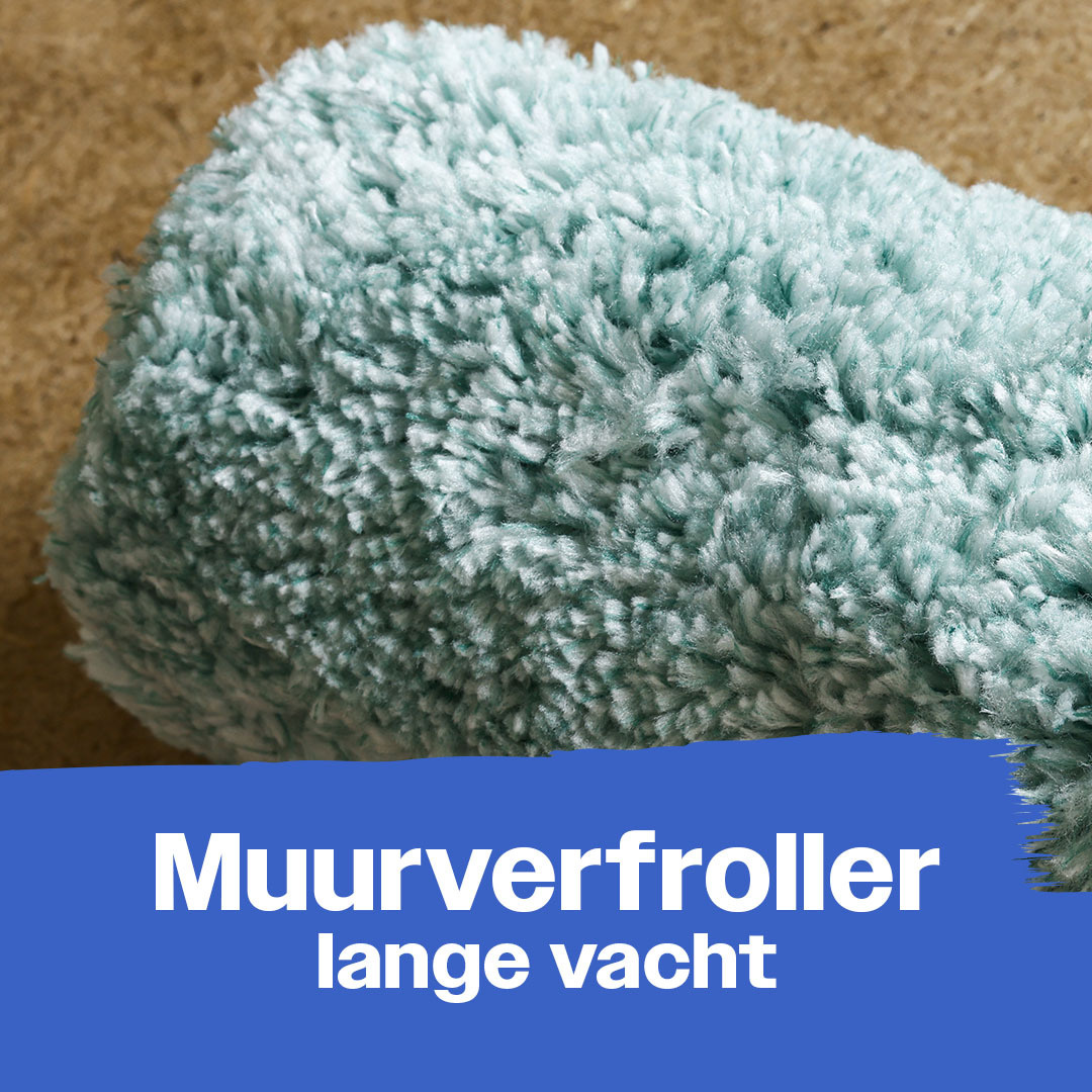 muurverfroller lange vacht