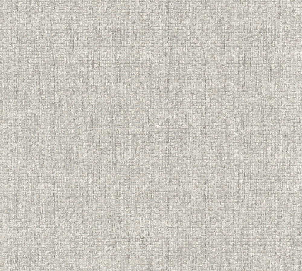 MAT RAFFIA BEHANG | Landelijk - grijs - A.S. Création #Hygge
