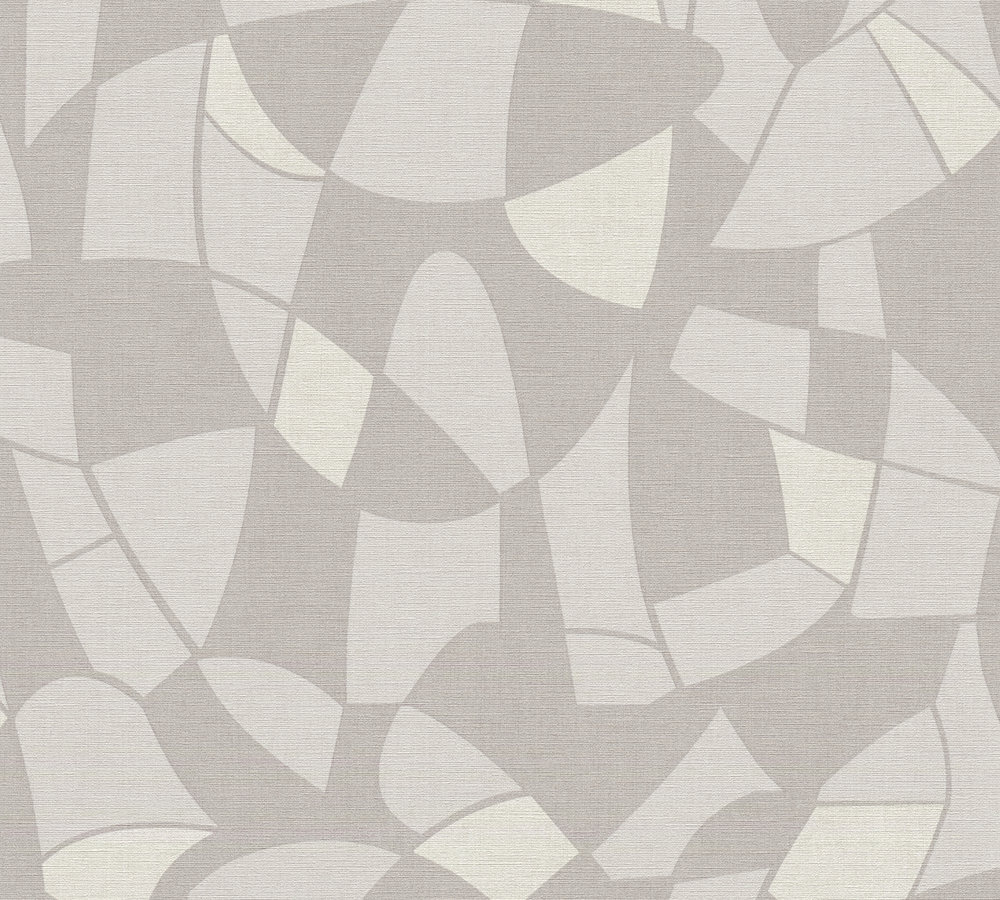 GRAFISCH BEHANG | Modern - taupe beige grijs - A.S. Création Antigua