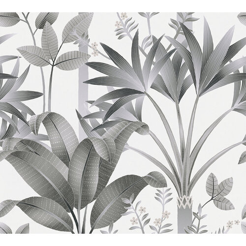 Architects Paper AP Arcade - Grijs - Planten Behang - 391725