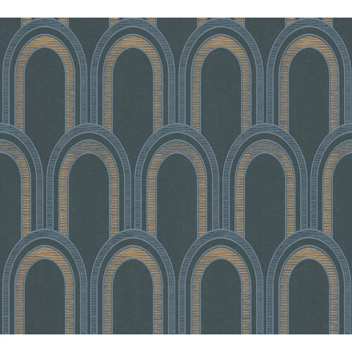 Architects Paper AP Arcade - Petrol - Retro - 391763