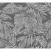AS Creation Casual Living - Antraciet - Bladeren - 393404