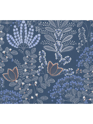 Livingwalls Famous Garden - Blauw - 393494