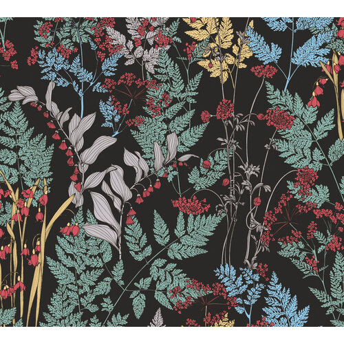 Architects Paper Floral Impression - Zwart - Bloemrijk - 377511
