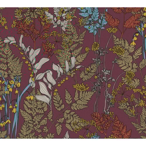 Architects Paper Floral Impression - Rood - Bloemrijk - 377514