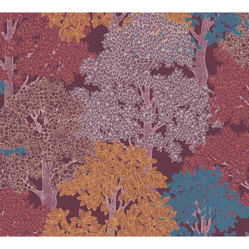 Architects Paper Floral Impression - Lila - Bloemrijk - 377533