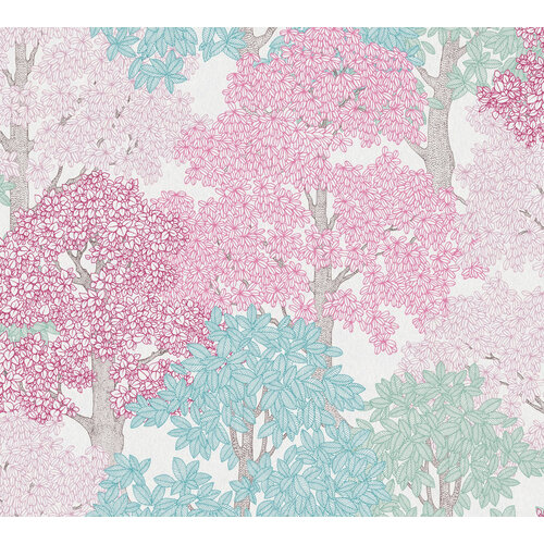 Architects Paper Floral Impression - Roze - Bloemrijk - 377535