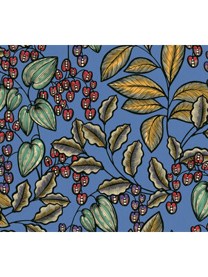 Architects Paper Floral Impression - Blauw - Bloemrijk - 377541