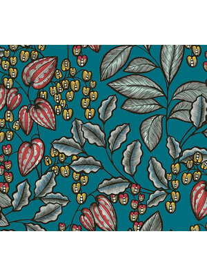 Architects Paper Floral Impression - Blauw - Bloemrijk - 377542