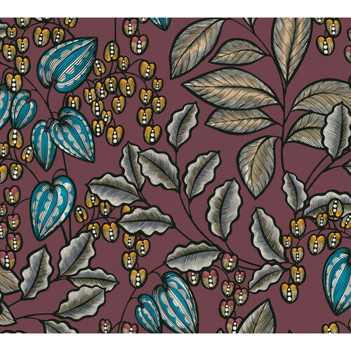 Architects Paper Floral Impression - Rood - Bloemrijk - 377546