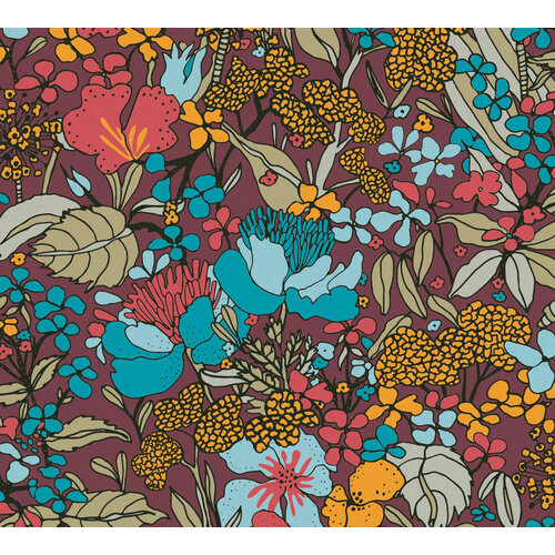 Architects Paper Floral Impression - Rood - Bloemrijk - 377563