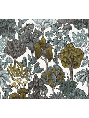 Architects Paper Floral Impression - Groen - Grafisch - 377573
