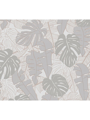 Livingwalls House of Turnowsky - Grijs - Jungle Behang - 389053