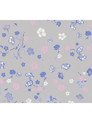 Livingwalls House of Turnowsky - Grijs - Floral - 389074 Livingwalls House of Turnowsky - Grijs - Floral - 389074
