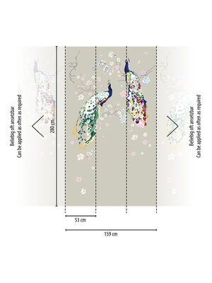 Livingwalls House of Turnowsky - Grijs - Floral - 389092 Livingwalls House of Turnowsky - Grijs - Floral - 389092