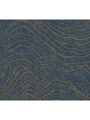 AS Creation Jade 2 - Donker Blauw - Metallic - 395074