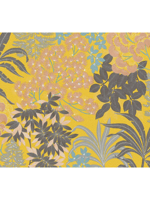 Livingwalls Metropolitan Stories. Travel Stories - Geel - Bladeren - 391283 Livingwalls Metropolitan Stories. Travel Stories - Geel - Bladeren - 391283