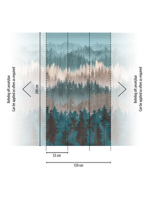 Livingwalls Metropolitan Stories. Travel Stories - Blauw - Landschap - 391811 Livingwalls Metropolitan Stories. Travel Stories - Blauw - Landschap - 391811