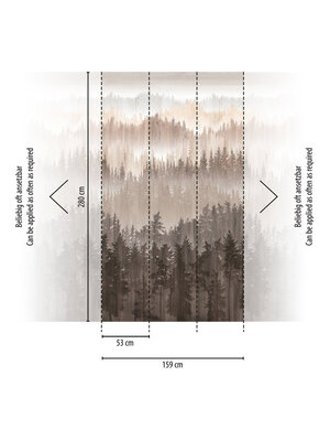 Livingwalls Metropolitan Stories. Travel Stories - Bruin - Landschap - 391812