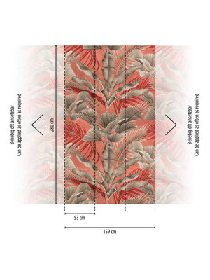 Livingwalls Metropolitan Stories. Travel Stories - Rose - Planten Behang - 391854 Livingwalls Metropolitan Stories. Travel Stories - Rose - Planten Behang - 391854