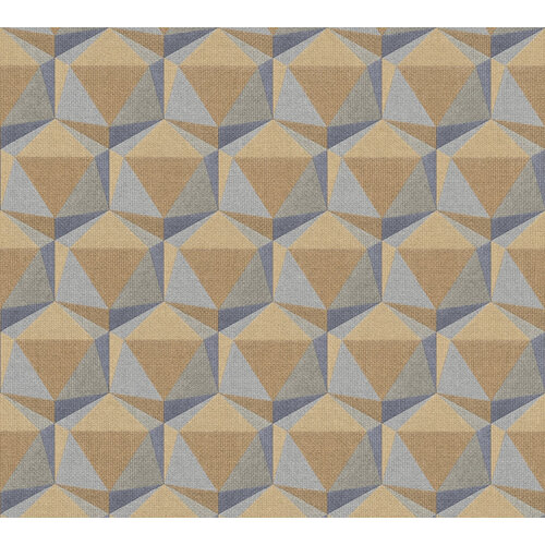 AS Creation Nara - Geel - Hexagon - 387483