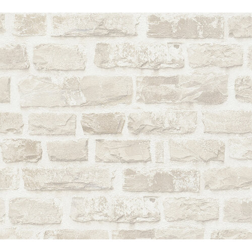 AS Creation Natural Living - Beige - Natuursteen - 386373