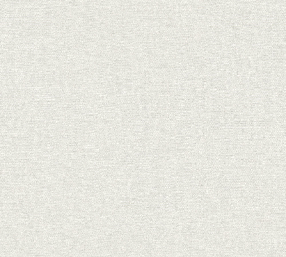 UNI BEHANG | Textieleffect - Wit - A.S. Création Natural Living D`eco