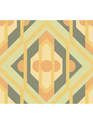 AS Creation Retro Chic - Groen - Retro - 395312 AS Creation Retro Chic - Groen - Retro - 395312