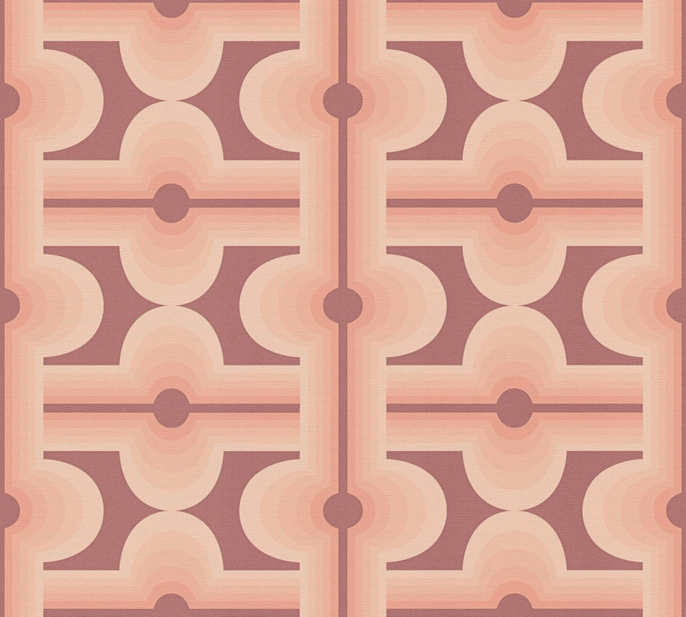 AS Creation Retro Chic - Rood - Retro - 395332 afbeelding