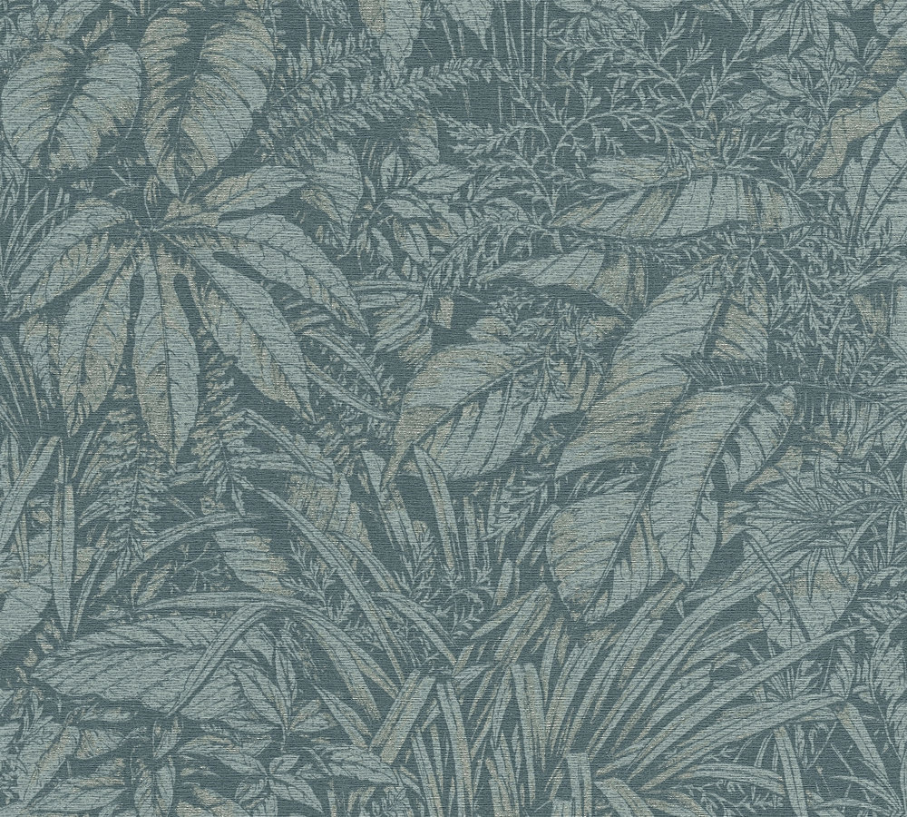 Livingwalls Smart Surfaces - Blauw - Floraal - 395603 afbeelding