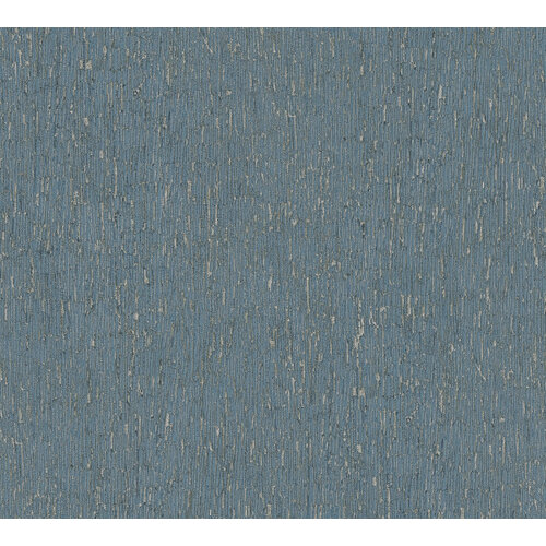 Livingwalls Smart Surfaces - Blauw - Metallic - 395621