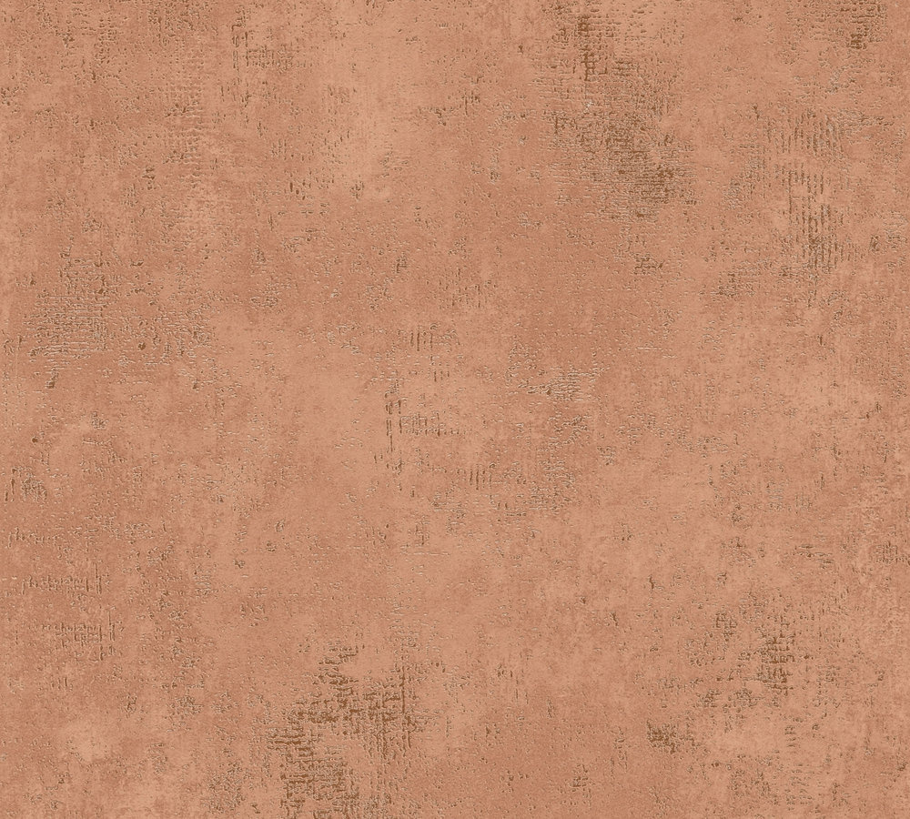 BETONLOOK BEHANG | Industrieel - terracotta goud - A.S. Création The Bos