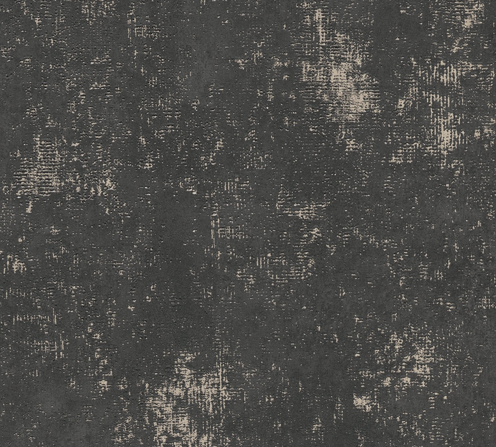 BETONLOOK BEHANG | Industrieel - zwart goud - A.S. Création The Bos