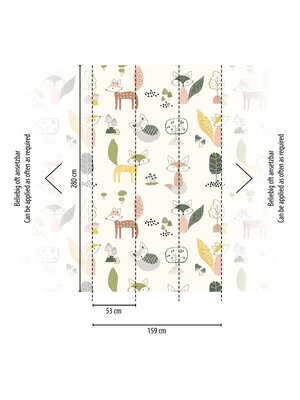 Livingwalls The Wall II - Bont - Dieren - 391891 Livingwalls The Wall II - Bont - Dieren - 391891