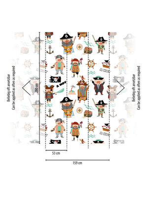 Livingwalls The Wall II - Bont - Piraten - 391911 Livingwalls The Wall II - Bont - Piraten - 391911