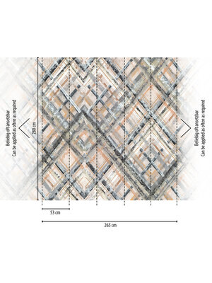 Livingwalls The Wall II - Grijs - Abstract - 392281 Livingwalls The Wall II - Grijs - Abstract - 392281