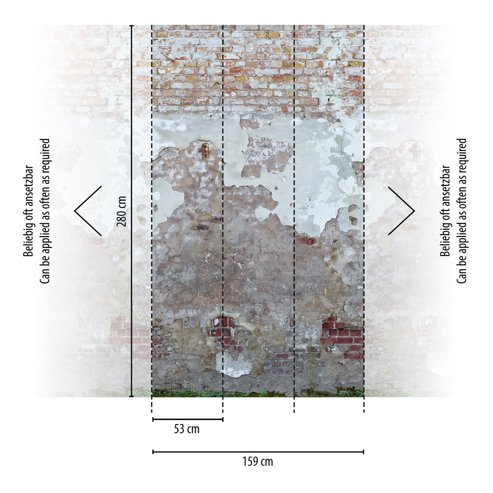 Livingwalls The Wall II - Grijs - Stenen Muur - 392341 afbeelding