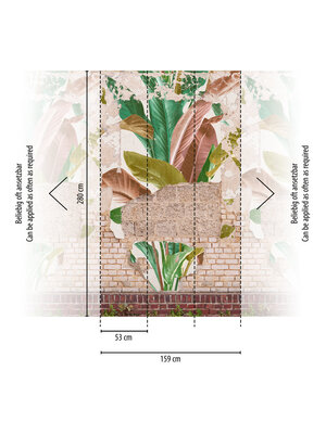 Livingwalls The Wall II - Beige - Steenlook - 392481