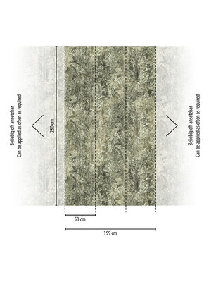 Livingwalls The Wall II - Groen - Floral - 393131 Livingwalls The Wall II - Groen - Floral - 393131