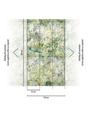 Livingwalls The Wall II - Groen - Planten Behang - 393321 Livingwalls The Wall II - Groen - Planten Behang - 393321