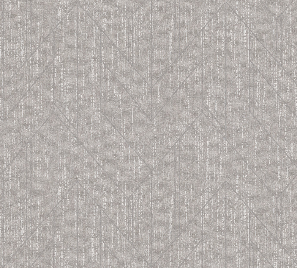 LUXUEUS ART DECO BEHANG | Grafisch - grijs zilver wit - "Architects Paper" A.S. Création Villa