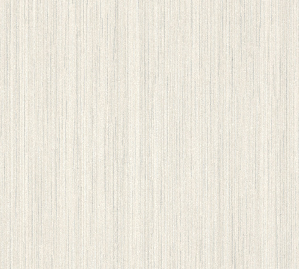 LIJNEN DESIGN BEHANG | Glans en glinster - wit zilver - "Architects Paper" A.S. Création Villa
