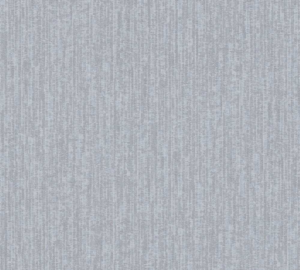 STREPEN DESIGN BEHANG | Glans en glinster - blauw grijs - "Architects Paper" A.S. Création Villa
