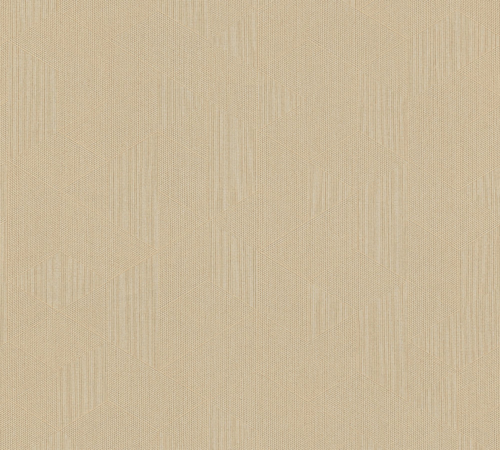 LUXUEUS GEOMETRISCH BEHANG | Grafisch - beige goud - "Architects Paper" A.S. Création Villa