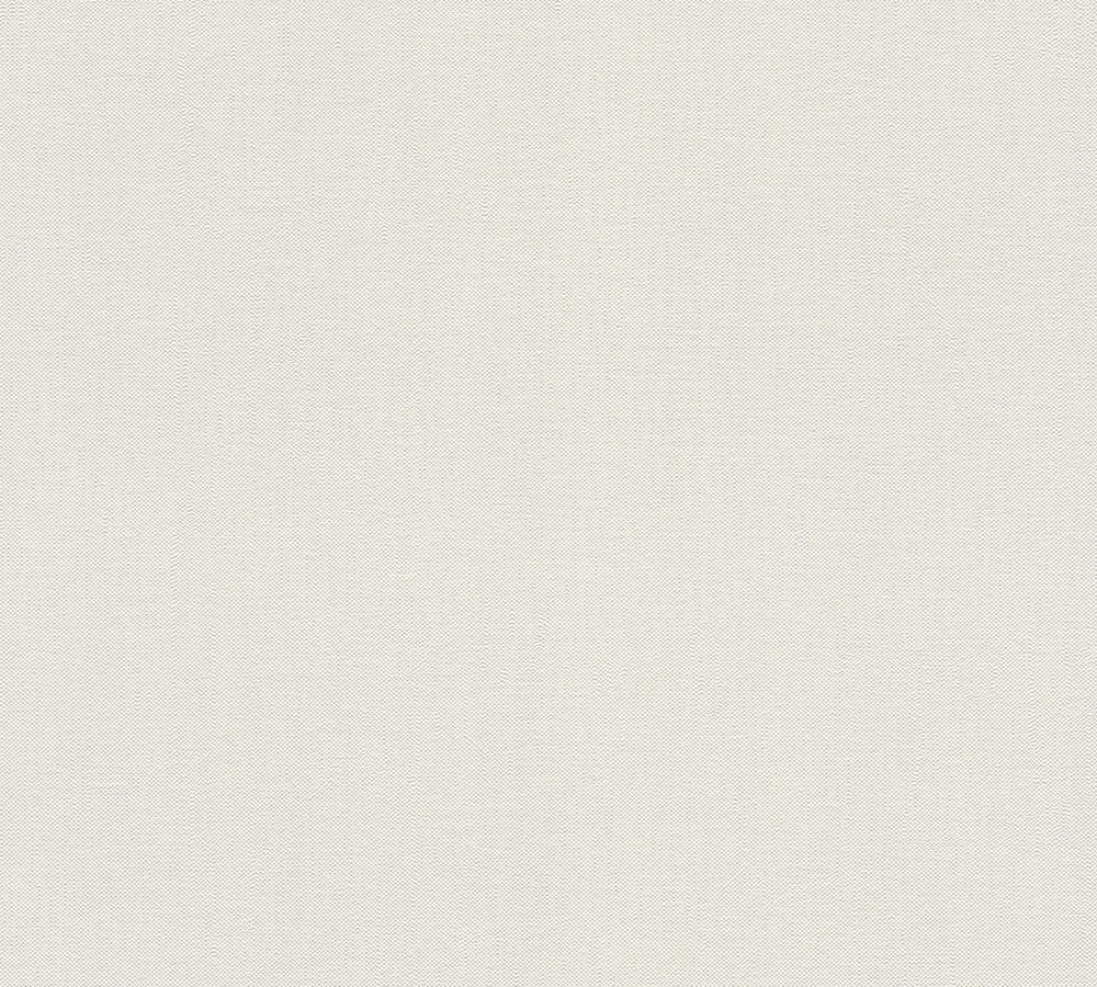 TEXTIELLOOK BEHANG | Basic Uni - Creme Wit - A.S. Création Pure Elegance