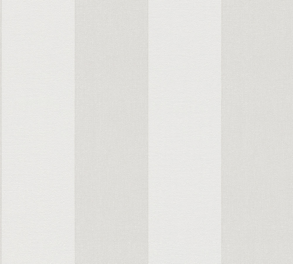 STREPEN BEHANG | Linnenstructuur - Creme Beige - A.S. Création Pure Elegance